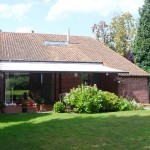 Veel te dichtbij genomen, de tuin is veel groter