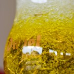 16. Het afgewerkte glas, close-up 16. Het afgewerkte glas, close-up